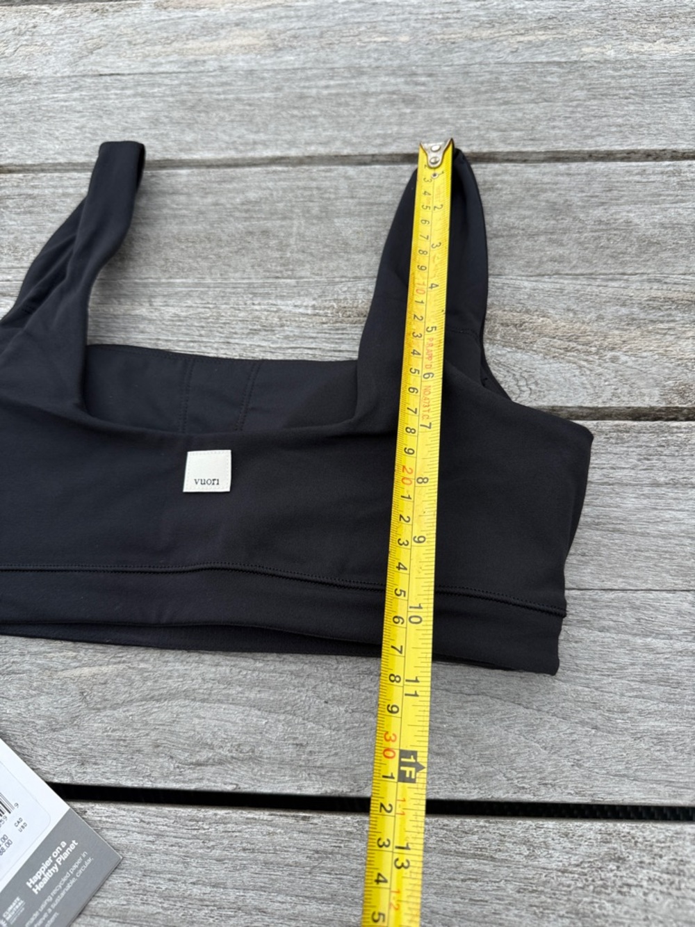 Vuori AllTheForm Women's BlissBlend Form sports Bra size XS black NWT - Picture 4 of 5